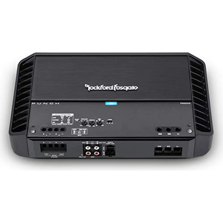 Rockford Fosgate P500X2 PUNCH 2-Kanal Verstärker, 2 × 150 W RMS, Class-AB, variabler Hoch- und Tiefpassfilter, Aluminiumgehäuse – Bild 4