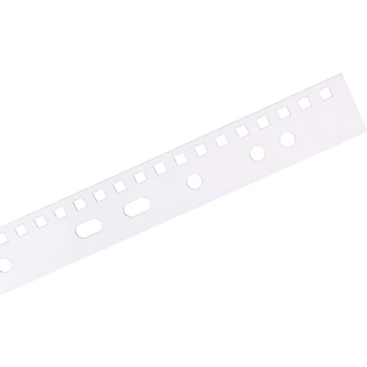 Renz Abheftstreifen in 3:1 Teilung Drahtkammbindung für DIN A4, 4 x 4 mm, Stärke 0.3 mm, transparent klar – Bild 3