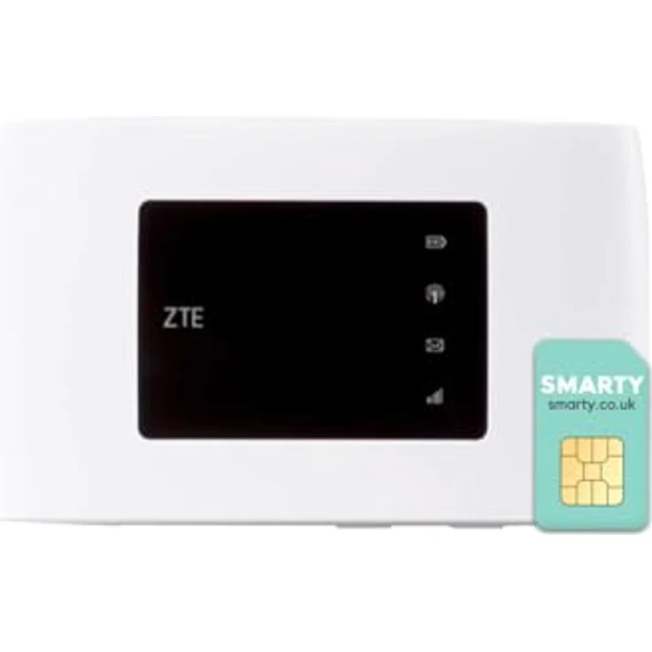 ZTE MF920C, 4G LTE Mobiler WLAN Router mit 2000mAh Akku, Weiß, bis zu 150 Mbit/s, 10 Geräte simultan – Bild 1