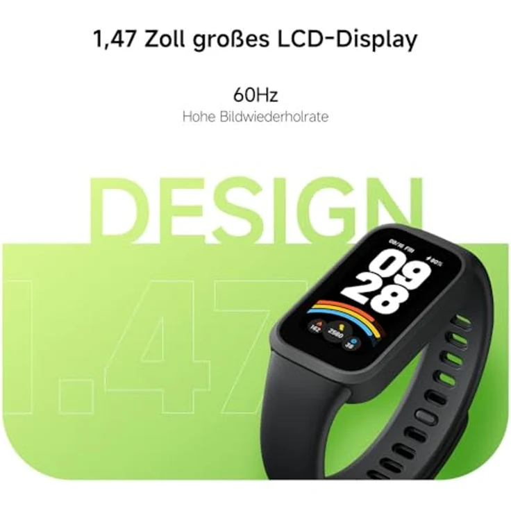 XIAOMI Smart Band 9 Active pink, 1,47 AMOLED-Display, 18 Tage Akkulaufzeit – Bild 5