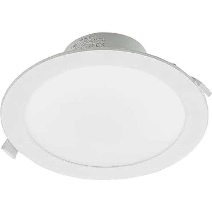 PRIOS LED 'Rida' (Modern) in Weiß aus Aluminium, Energiesparende Badezimmerleuchte mit Schalter - 1 flammig - Preisvergleich