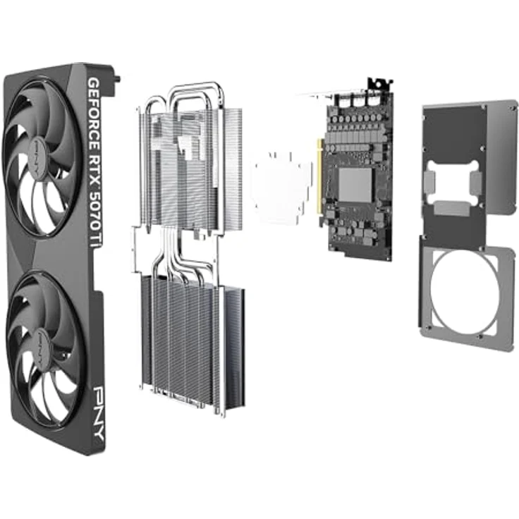 PNY GeForce RTX 5070 Ti Slim OC, Next-Gen-Grafikkarte mit 16.384 MB, 3x DisplayPort, 1x HDMI 2.1 – Bild 16