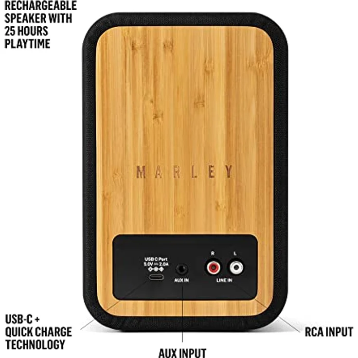 House of Marley Get Together Solo (Batteriebetrieb), Bluetooth Lautsprecher, Schwarz – Bild 4