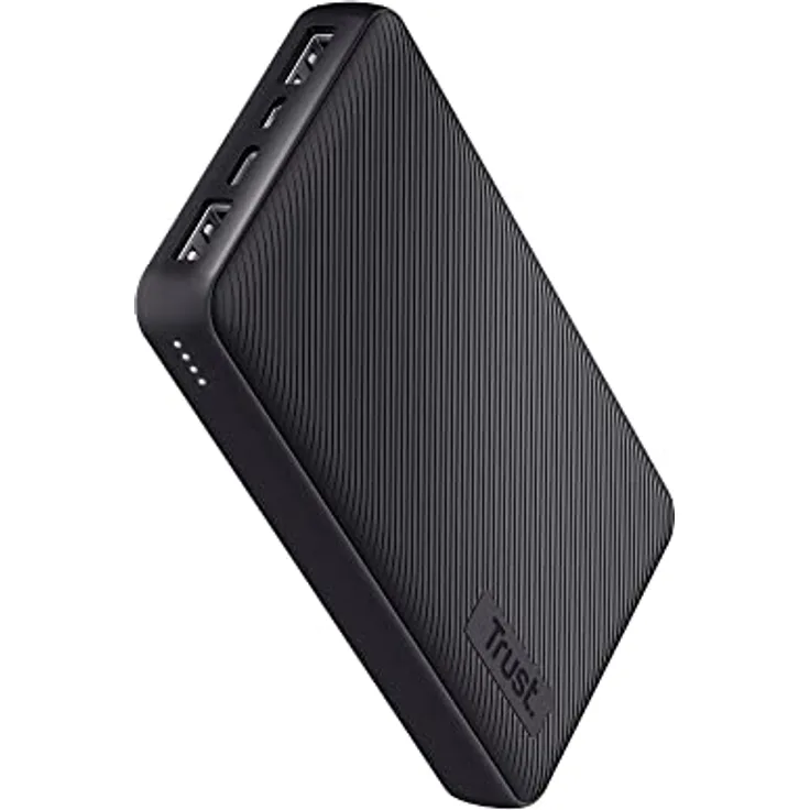 Trust Mobile Primo Powerbank Schnellladefunktion 15000 mAh, Nachhaltig, USB C Externer Akku, Tragbares Ladegerät 3A, Power Bank Handy, Smartphone, iPhone, iPad, Samsung, Xiaomi, Huawei, Tablet
