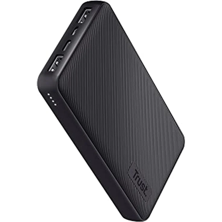 Trust Mobile Primo Powerbank Schnellladefunktion 15000 mAh, Nachhaltig, USB C Externer Akku, Tragbares Ladegerät 3A, Power Bank Handy, Smartphone, iPhone, iPad, Samsung, Xiaomi, Huawei, Tablet – Bild 1
