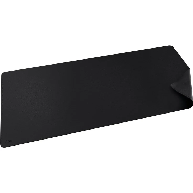 Trust Benya XXL Desk Pad, Schreibtischunterlage in Schwarz, rutschfest, 90x43 cm, vegane PVC-Lederoberfläche