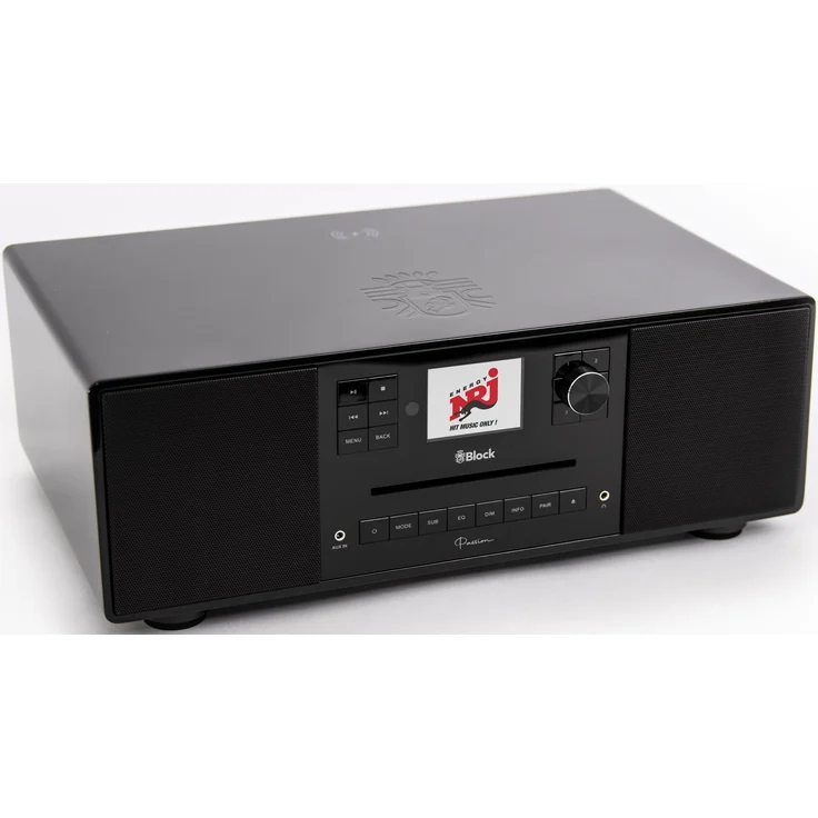 Block Smart Radio Passion Black, DAB+ und UKW Radio mit WLAN, Bluetooth und CD-Kompatibilität, Schwarz