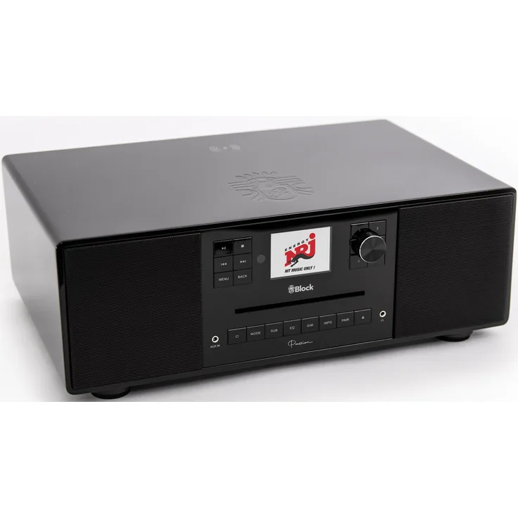 Block Smart Radio Passion Black, DAB+ und UKW Radio mit WLAN, Bluetooth und CD-Kompatibilität, Schwarz