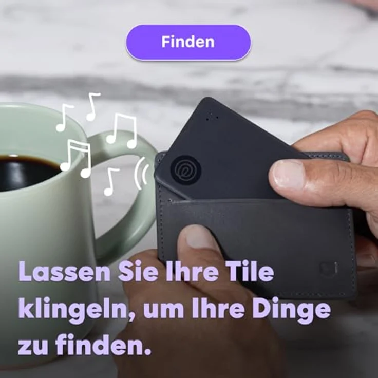 Tile by Life360 Starter Pack (2024) Bluetooth-Tracker 2er-Pack (Schwarz Mate/Slim) - iOS- & Android-kompatibel, Wasserfest, 105m Reichweite – Bild 3