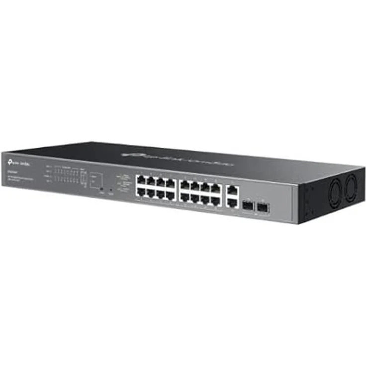 TP-Link Omada ES220GMP, 20-Port Gigabit Easy Managed Switch mit 16-Port PoE+, 250W Power Budget, Cloud-Management und robustem Metallgehäuse – Bild 3