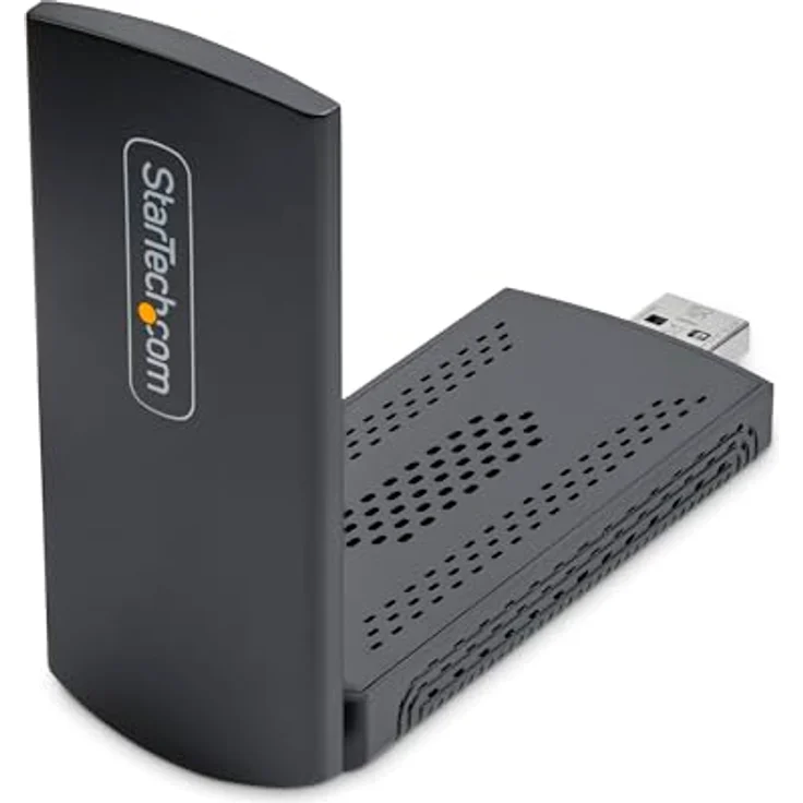 StarTech.com WiFi 6E USB 3.0 Adapter/Dongle, Tri-Band 2.4/5/6GHz, 5400Mbps Wi-Fi 6E für Windows 11/10, Schwarzer USB Adapter – Bild 4