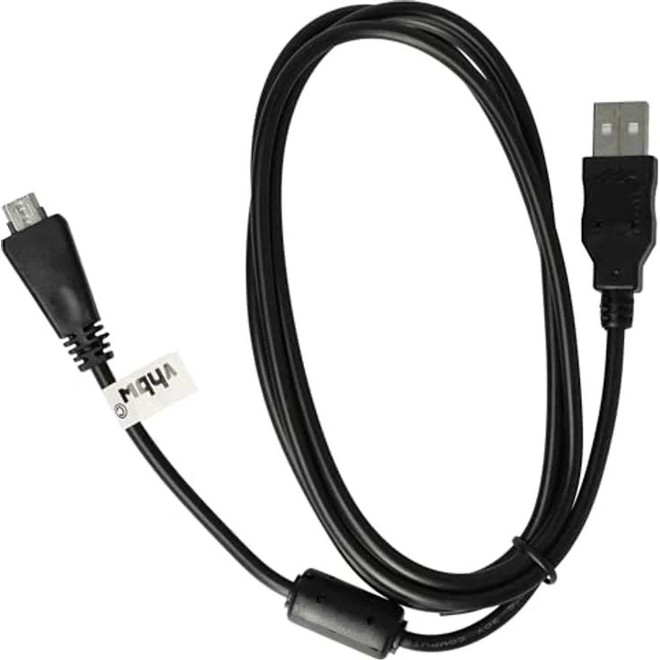 vhbw USB Datenkabel Ladekabel passend für Sony Cybershot DSC-HX7, SC-TX5, DSC-TX10, DSC-W350, DSC-WX5 ersetzt VMC-MD3 ohne AV-Funktion. – Bild 10