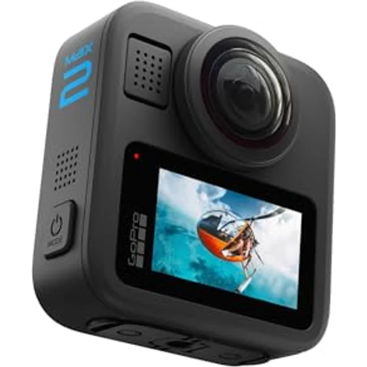 GoPro MAX2, wasserdichte 360-Grad-Actionkamera mit Touchscreen, 8K-Video, 29 MP Fotos, austauschbaren Objektiven und HyperSmooth-Stabilisierung – Bild 2