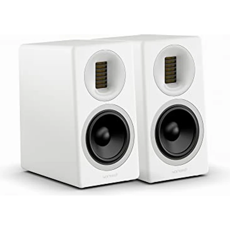 sonoro Orchestra Slim Regallautsprecher Paar Matt Weiß – Bild 1