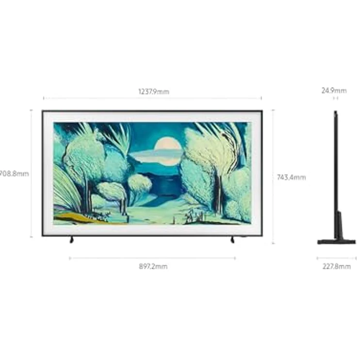 Samsung The Frame LS03F, 55 Zoll 4K QLED UHD Fernseher mit NQ4 AI Gen2 Prozessor, Modern Frame Design und Art Mode – Bild 4