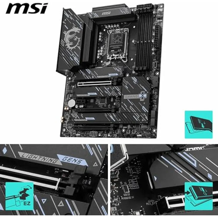 MSI Z890 Gaming Plus WiFi, Mainboard mit WiFi-Funktion – Bild 3