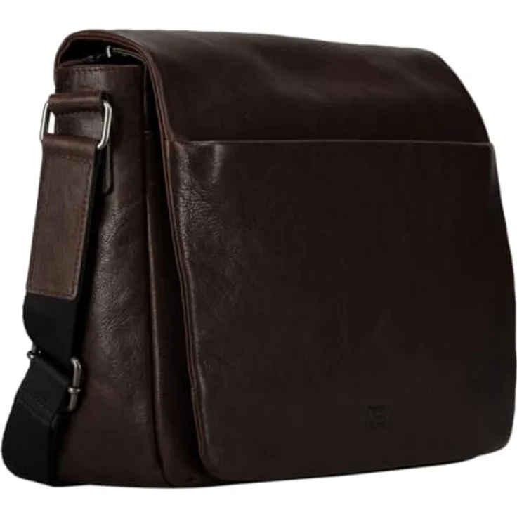 Jost Glasgow Aktentasche Leder mit RFID Schutz, 34 cm Laptopfach, braun – Bild 2