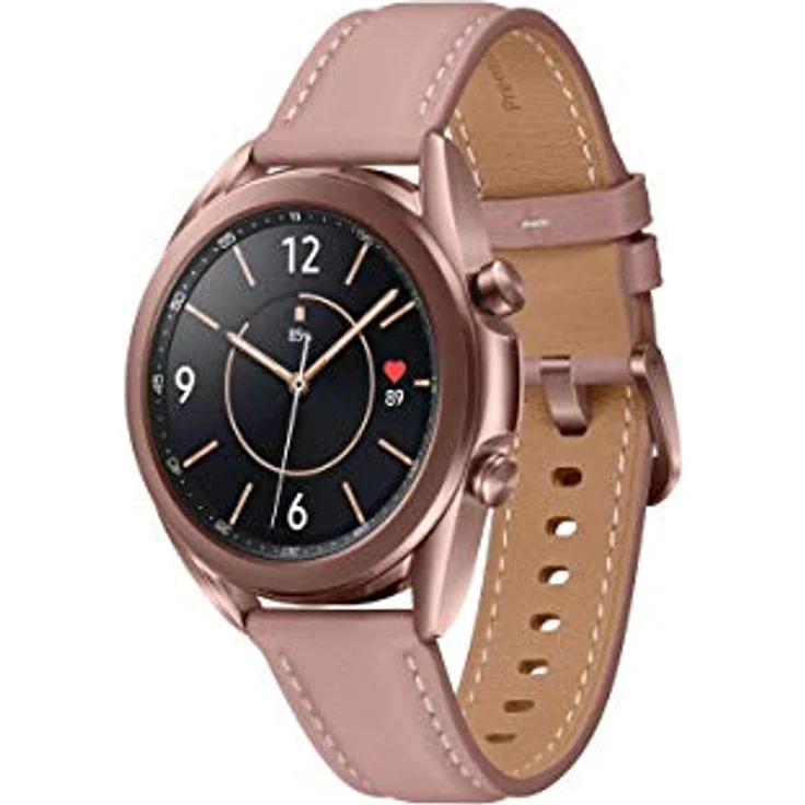Samsung Galaxy Watch 3, Runde Bluetooth Smartwatch für Android, drehbare Lünette, Fitnessuhr, Fitness-Tracker, 41 mm, Mystic Bronze. 36 Monate Herstellergarantie (Deutche Version) – Bild 2