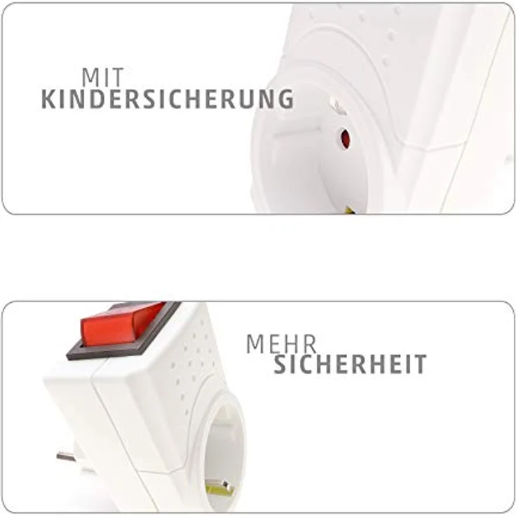 Zwischenstecker mit Schalter von 4smile.shop | beleuchtet – Bild 4