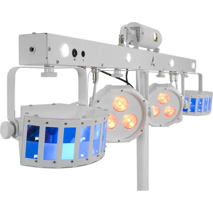 Eurolite LED KLS Laser Bar FX-Lichtset weiß, Scheinwerfer & Lichtset für kreative Lichtgestaltung
