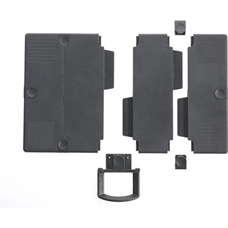 Novus 7950905000 Erweiterungsplatten (Set mit 2 Stück zu Vergrößerung der Auflageplatten) anthrazit