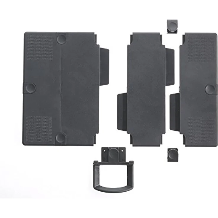 Novus 7950905000 Erweiterungsplatten (Set mit 2 Stück zu Vergrößerung der Auflageplatten) anthrazit – Bild 1