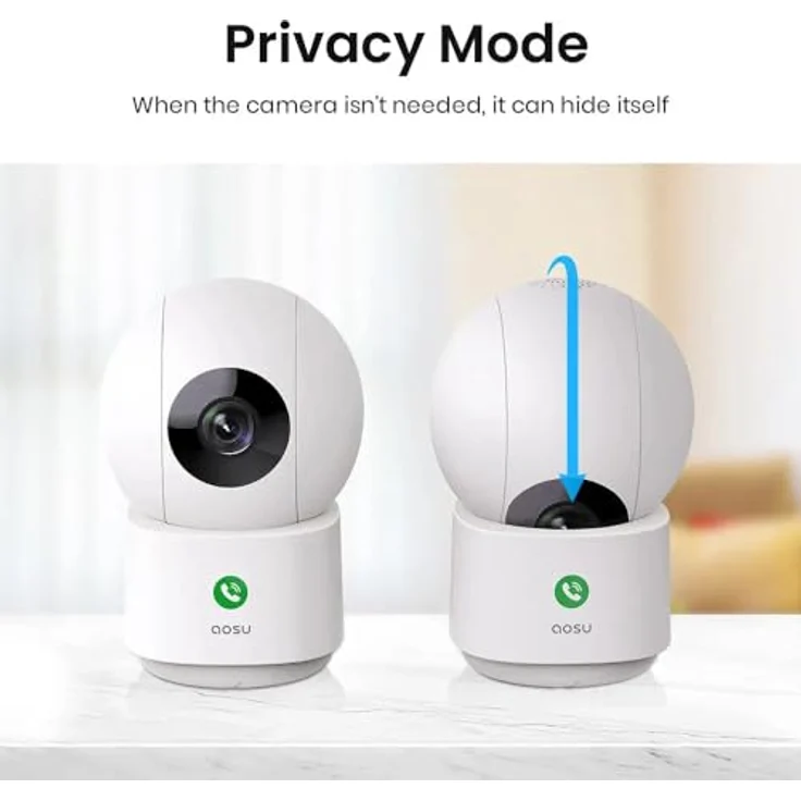 Aosu Indoorcam P1 Pro, Netzwerkkamera mit HD-Videoauflösung und Nachtsicht – Bild 8