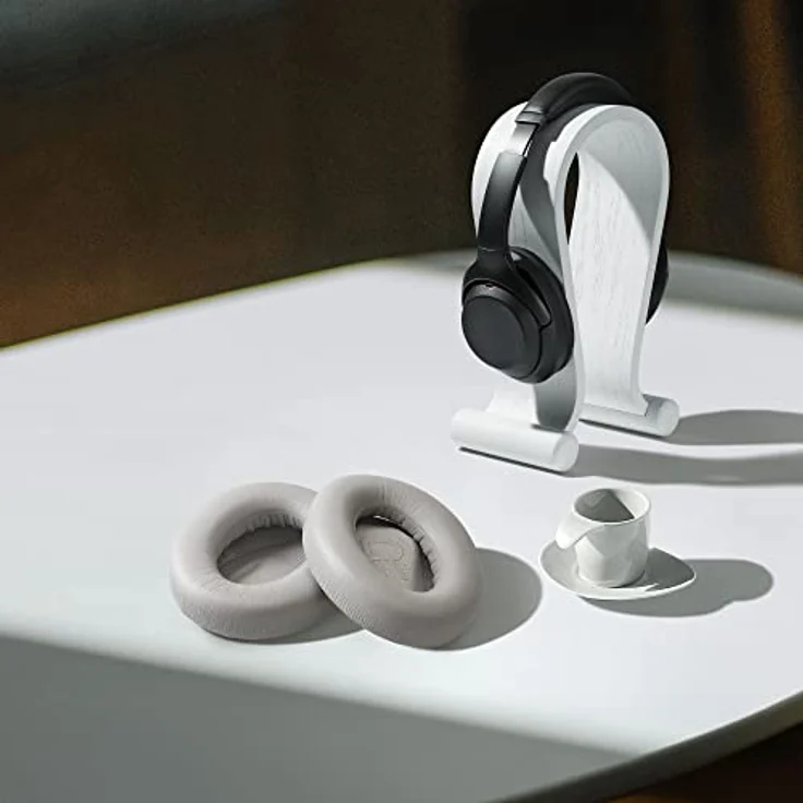 kwmobile 2X Ohrpolster kompatibel mit Bose Noise Cancelling 700 / NC700 - Kopfhörer Polster aus Kunstleder für Over Ear Headphones in edler Lederoptik – Bild 5