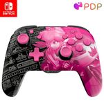 PDP Rematch GLOW drahtlos Controller Grand Prix Peach Nintendo Switch