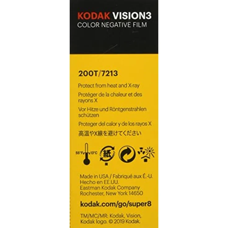 Kodak Vision3 200T 7213, 8 mm x 15 m Perf. 1R Schmalfilm – Bild 3