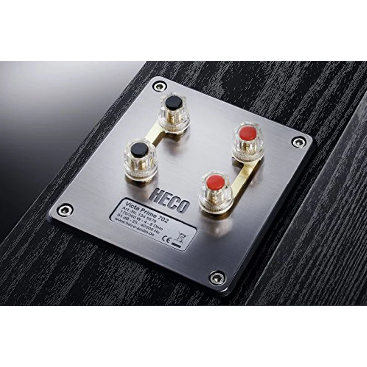HECO Victa Prime 702 , 3 Wege Heimkino- und Stereo-Standlautsprecher , 1 Stück - schwarz Standlautsprecher - 170 Watt - schwarz – Bild 4