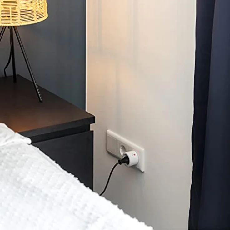 Smartwares SH4-99575 Indoor-Steckdosenschalterset mit Doppellichtschalter – Plug & Connect, 2Smarte Steckdosen, Drahtloser Doppelter Lichtschalter.433,92 MHz Frequenz, 30m Funkreichweite,2300WLeistung – Bild 2