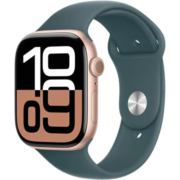 Apple Watch Band - Sportarmband - 46 mm - Seegrün - S/M, widerstandsfähig, robust und erstaunlich weich, innovativer Verschluss – Bild 2