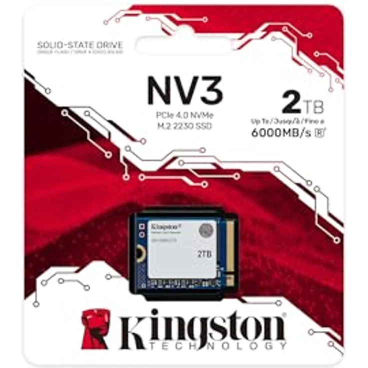 Kingston NV3 NVMe PCIe 4.0 Interne SSD 2TB M.2 2230, hohe Leistung mit bis zu 6000 MB/s Lese- und 5000 MB/s Schreibgeschwindigkeit – Bild 3