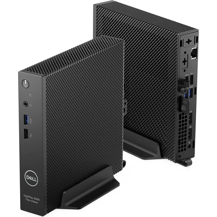 Dell OptiPlex 3000 Thin Client, Intel Celeron N5105, 8 GB RAM, 64 GB eMMC, Wi-Fi 6E, ThinOS, 3 Jahre ProSupport