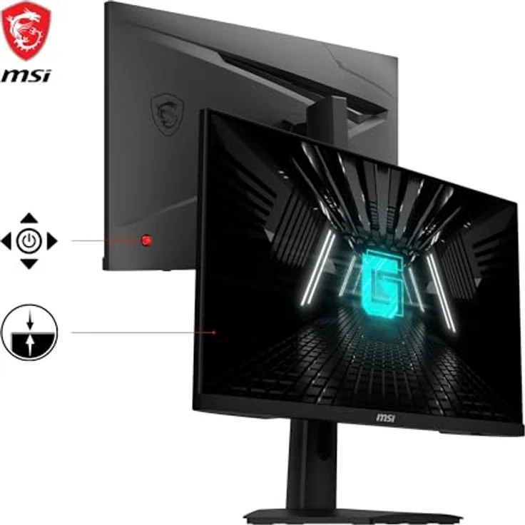 MSI Optix G244F E2, Full HD Monitor mit 24 Zoll Bildschirmdiagonale – Bild 3