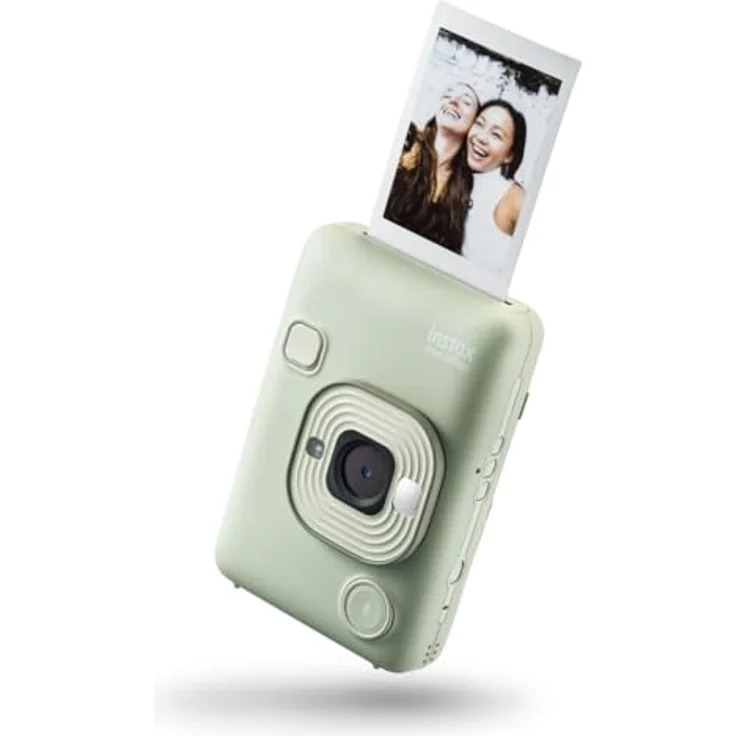 INSTAX Mini LiPlay Matcha Green, Fotodrucker mit Selfie-Spiegel und QR-Code-Tonung – Bild 1