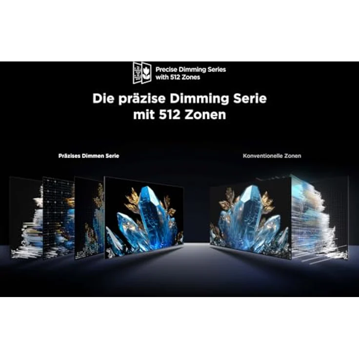 TCL 98Q6C 4K QD-Mini LED TV, 248 cm (98"), mit Dolby Atmos und Triple-Tuner, schwarz – Bild 7