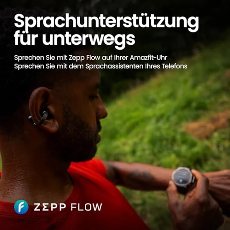 Amazfit Up OWS Bluetooth 5.3 Kopfhörer, Open Ear Wireless Earbuds mit Easy Touch Control, IPX4 wasserdicht, AI Hintergrundgeräuschunterdrückung, Kopfhörer kompatibel mit Android & iPhone – Bild 6