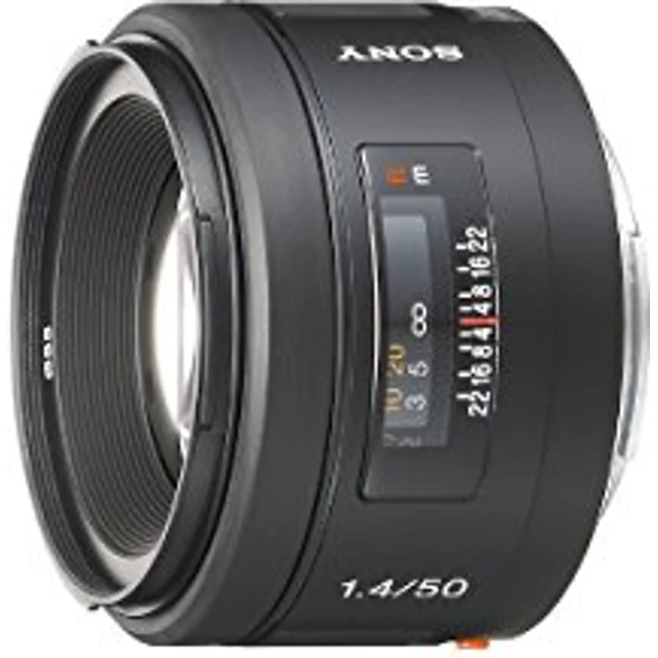 Sony SAL-50F14 Standard-Premium-Objektiv (50 mm, F1,4, A-Mount Vollformat, geeignet für A99, A77, A68 Serie) schwarz – Bild 3