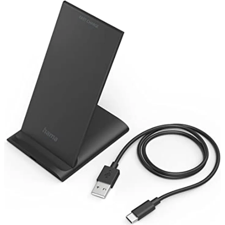 Hama Induktions-Ladegerät 2000mA QI-FC10S 00201684 Ausgänge Induktionslade-Standard Schwarz – Bild 2