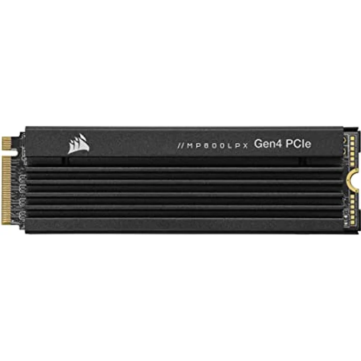 Corsair MP600 PRO LPX M.2 NVMe PCIe x4 Gen4 SSD, 1 TB, optimiert für PS5 Black, 1 Stück – Bild 1