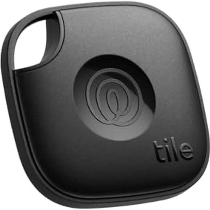 Tile Mate (2024) Bluetooth-Tracker, Schlüssel- und Gegenstandsfinder, Schwarz – Bild 1