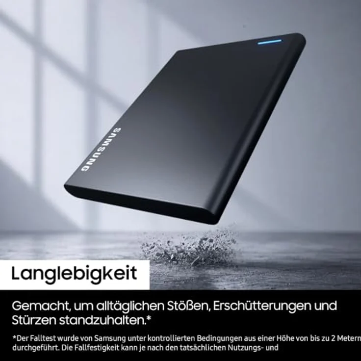 Samsung Portable SSD P7, 1TB externe SSD mit USB4, 4000 MB/s lesen, weiß – Bild 9