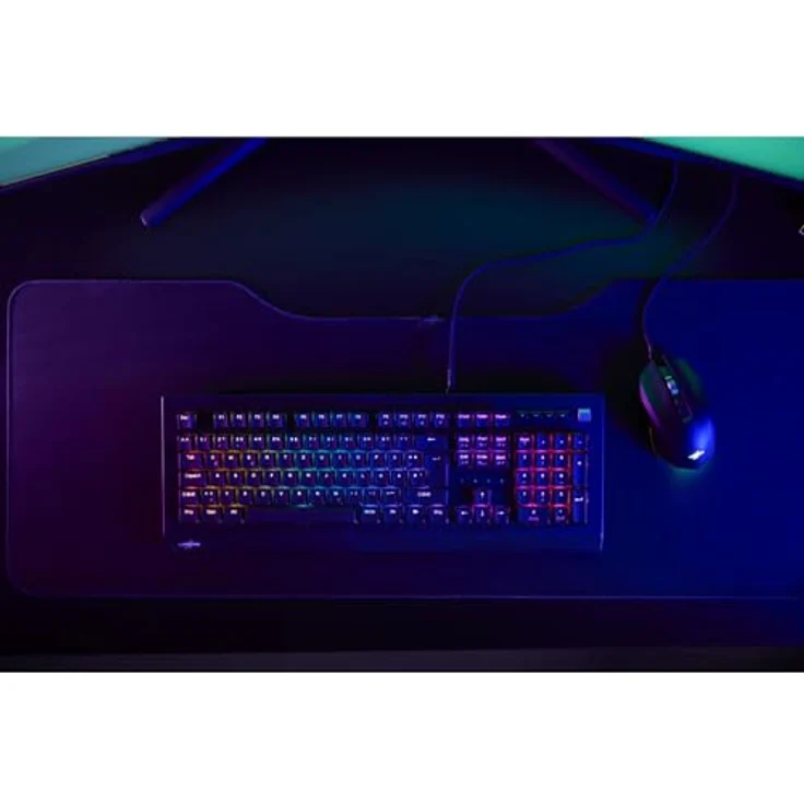 uRAGE Exodus 600 Mechanical Gaming-Keyboard, Rote Switches, Schwarz, Full-RGB-Beleuchtung, abnehmbares Kabel, QWERTZ DE (mechanisch) – Bild 6