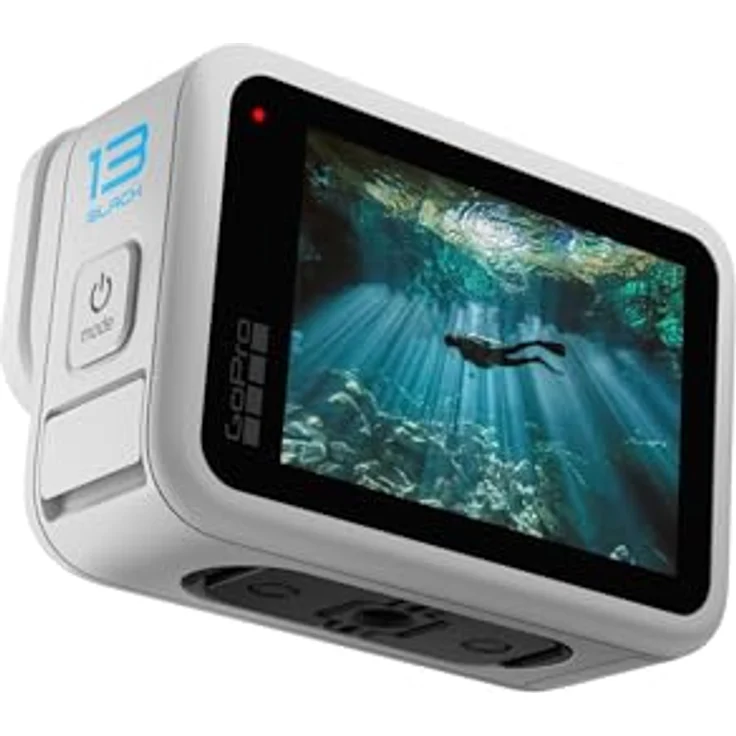 GoPro HERO13 Black, Action Cam in Polar White, 5,3K 60p, Bluetooth, WLAN, HyperSmooth 6.0 Stabilisierung – Bild 4