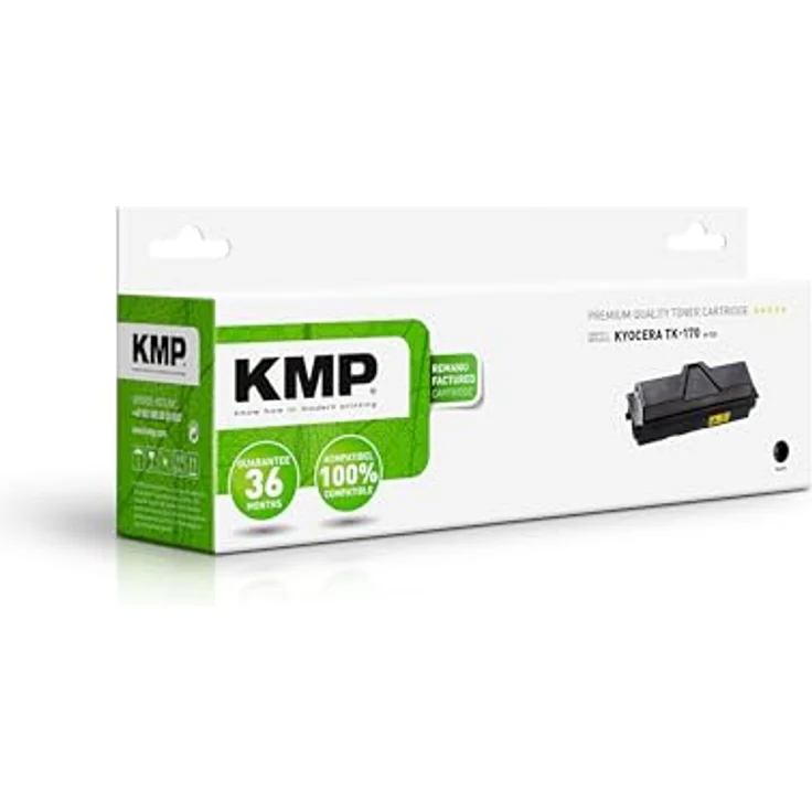 KMP Tonerkit für Kyocera FS-1320D K-T23, schwarze Tonerkartusche, ca. 7200 Seiten Reichweite, umweltfreundlich, 36 Monate Qualitätsgarantie – Bild 1