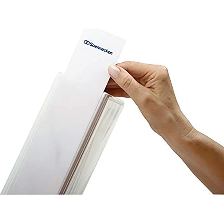 Soennecken Aktenordner Ordner Rückenbreite: 70 mm Verwendung für Papierformat: DIN A4, strapazierfähig, abwischbar, 2 Bügel - Blau – Bild 4