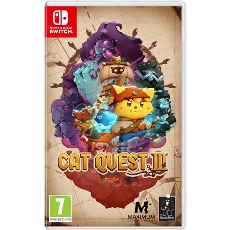 Maximum Entertainment Cat Quest III (Nintendo Switch) - Action-RPG Abenteuer mit lokalem Koop-Modus, inkl. Bonusinhalte