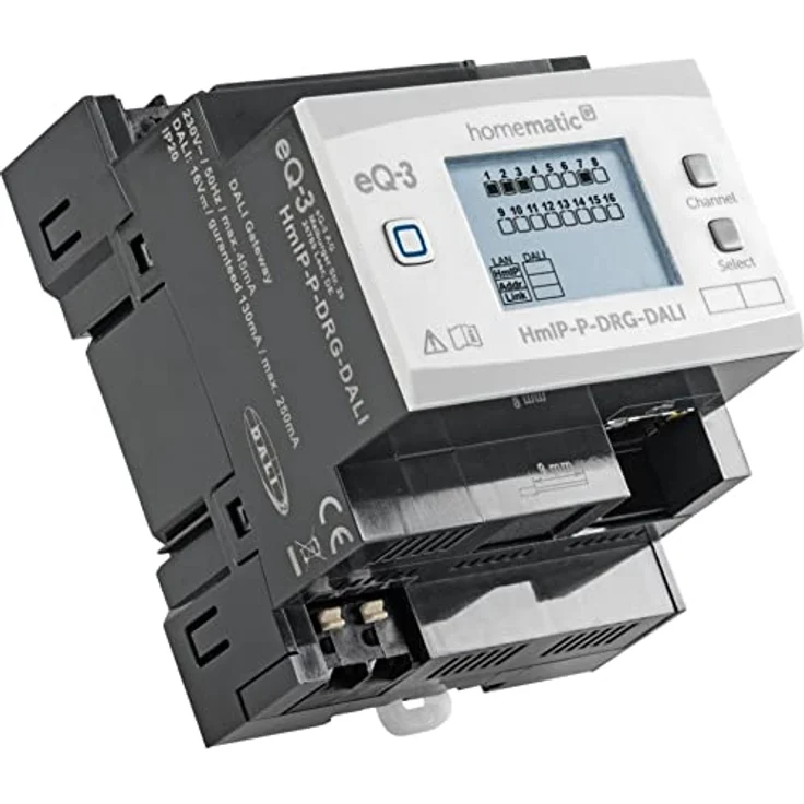 Homematic IP DALI Gateway HmIP-P-DRG-DALI, Smart Home Hub für Hutschienenmontage, Steuerung von bis zu 32 DALI Leuchten, inklusive Smartphone-App Steuerung – Bild 3